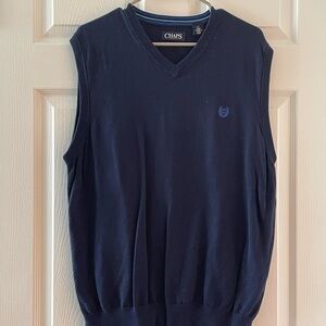 Chaps Blue V-Neck Sweater